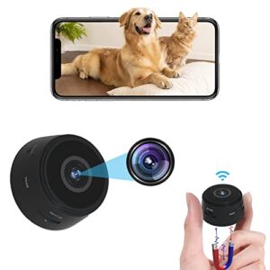 hidden camera wireless mini spy camera hidden camera wifi hd 1080p mini camera spy camera with motion detection for home security nanny pet camera