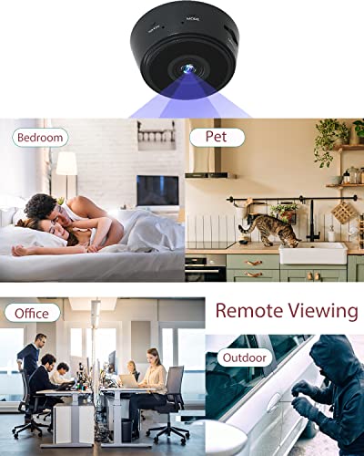 Hidden Camera Wireless Mini spy Camera Hidden Camera WiFi HD 1080P Mini Camera Spy Camera with Motion Detection for Home Security Nanny Pet Camera