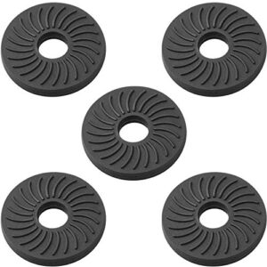 anwenk rubber pads rubber washers with 1/4″ screw hole for anti-scratch camera & accessories protection, shorten long camera screw shaft, enhance friction,anti-slippery, 5pack