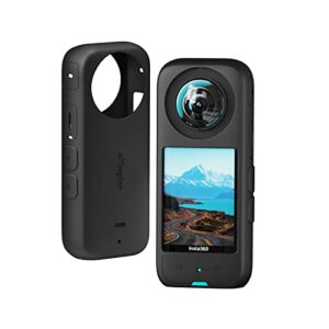 morienzi for insta360 x3 body silicone cover 360x3 protection protective accessories body case black