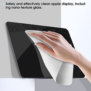 Arae Microfiber Polishing Cloth for All Apple Displays,MacBook,iMac, iPhone, Soft Nonabrasive Material -2 Pack