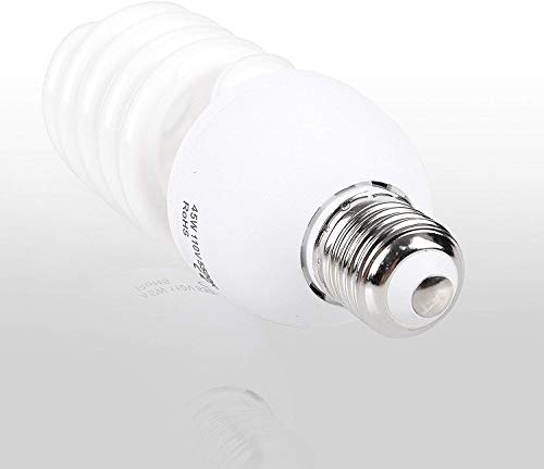 SLOW DOLPHIN Photo CFL Full Spectrum Light Bulb, 45W 5500K CFL Daylight Photography Photo Video Studio Lighting (3PCS)