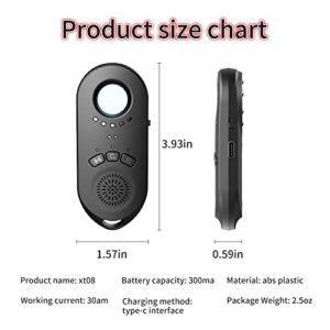 ERSZOO Hidden Camera Detector Device Mini Anti Spy Camera Finder,GPS Detector,RF Signal Scanner Device Detector for GPS Tracker, Personal Emergency Safe Sound Alarm Device