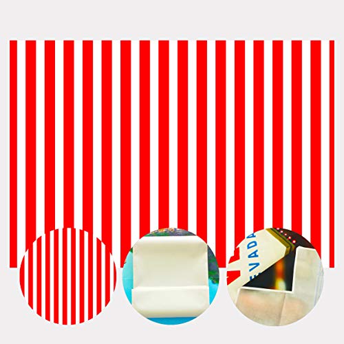 LYLYCTY 7x5 Birthady Backdrop Movie Theater Themed Party Decorations Big Top Circus Theme Party Supplies Banner Red and White Striped Background LYZY0503