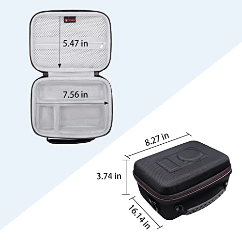 XANAD Hard Case for Sony Alpha ZV-E1/ZV-E10/ZV-E10L/ ZV-1/ZV-1F Camera Vlogger Accessory Kit Tripod (GP-VPT2 BT) and Microphone - Carrying Storage Bag