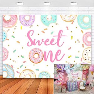 avezano donut sweet one backdrop doughnut first birthday party background 7x5ft sprinkles confetti donuts 1st birthday photo booth banner cake table decorations for girls