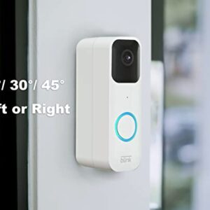 Blink Doorbell Mount, Adjustable (15 to 45 Degrees) Corner Kit for Blink Video Doorbell, Wide Viewing Angle Mount (Blink Doorbell is NOT Included)