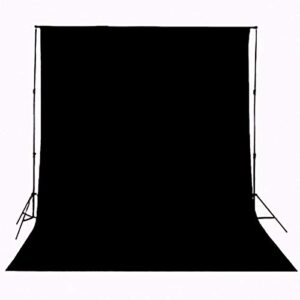 hmtfoto 5x7ft video studio solid black photography backdrop background chromakey muslin portrait background screen for photography