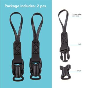 Foto&Tech 2 Pieces Quick Release QD Loop Connector to Camera Neck Strap for Compact Camera, Point-and-Shoot Camera (Style C)