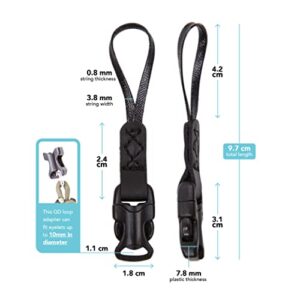 Foto&Tech 2 Pieces Quick Release QD Loop Connector to Camera Neck Strap for Compact Camera, Point-and-Shoot Camera (Style C)