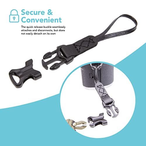 Foto&Tech 2 Pieces Quick Release QD Loop Connector to Camera Neck Strap for Compact Camera, Point-and-Shoot Camera (Style C)