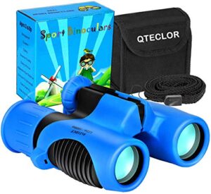 compact mini binoculars for kids – 8×21 zoom kids binoculars toy gift shock proof for 3 4 5 6 7 8 9 10 11 12 13 years old boys girls bird watching sporting events children best present