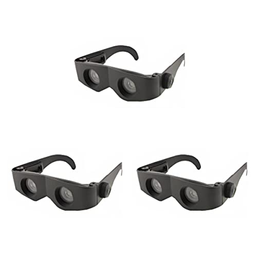 Healifty 3pcs Binoculars Hands- Glasses Hands-Free Sports% Free Watching Magnification Binocular Theater for Concerts Opera Magnifying Incredible Fishing Sight Bird Seeing Tv