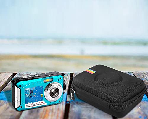 Leayjeen Digital Camera Case Compatible with YISENCE/Yifecial/EROOLU Underwater HD Waterproof Digital Video Camera and More Accessories(Case Only)