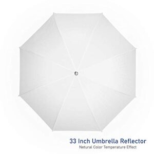 LimoStudio [2 Pack] 33 inch / 84 cm Diameter White Translucent Photo Reflector Umbrella for Photo Video Studio, Lighting Diffuser, AGG124-A