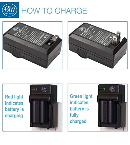 BM Premium Pack of 2 CGA-S006 Batteries and Battery Charger for Panasonic Lumix DMC-FZ7, DMC-FZ8, DMC-FZ18, DMC-FZ28, DMC-FZ30, DMC-FZ35, DMC-FZ38, DMC-FZ50 Digital Camera