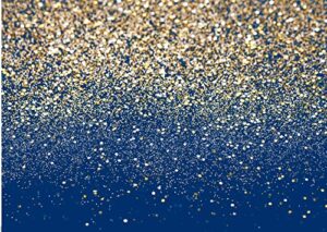 cylyh 7x5ft blue and gold backdrop golden spots backdrop vinyl photography backdrop vintage astract background for family birthday party newborn studio props d595