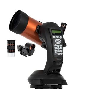 celestron – nexstar 4se telescope – computerized telescope for beginners and advanced users – fully-automated goto mount – skyalign technology – 40,000+ celestial objects – 4-inch primary mirror