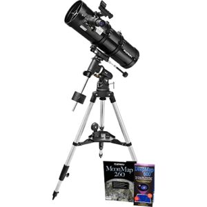 orion 09007 spaceprobe 130st equatorial reflector telescope (black)