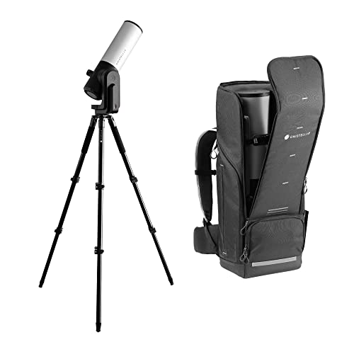 Unistellar eVscope 2 Digital Telescope - Smart, Compact, and User-Friendly Telescope with Electronic Eyepiece & Smart Light Pollution Reduction and Unistellar Backpack (2 Items)