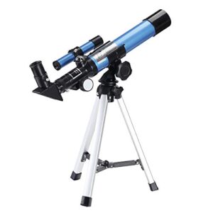 aomekie telescopes for kids 40/400 with tripod 2 eyepieces portable telescopes for astronomy beginners with finderscope and compass children’s day gifts for kids