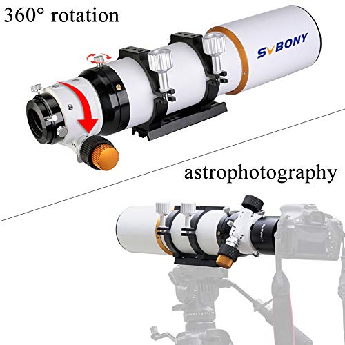 SVBONY SV503 Telescope, 102ED F7 Extra Low Dispersion Achromatic Refractor OTA, Micro-Reduction Rap Focuser, for Astrophotography