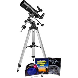 orion observer 80st 80mm equatorial refractor telescope kit