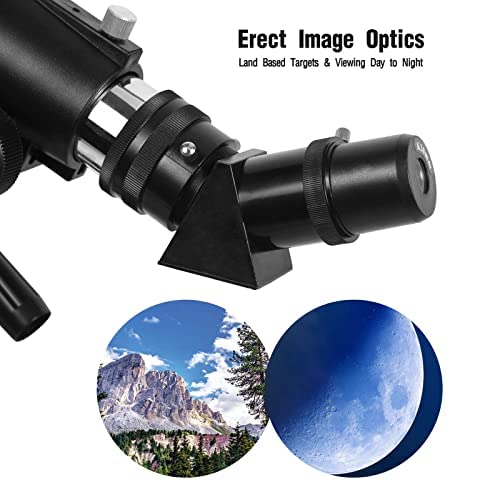 Telescope, Telescopes for Adults, Telescope for Kids Beginners 70mm Aperture 400mm AZ Mount, Fully Multi-Coated Optics, Astronomy Refractor with Tripod, Phone Adapter, Backpack