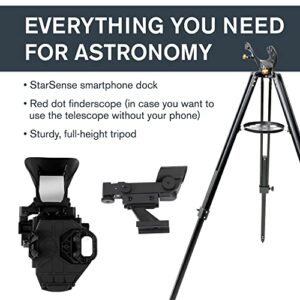 Celestron – StarSense Explorer LT 80AZ Smartphone App-Enabled Telescope – Works with StarSense App to Help You Find Stars, Planets & More – iPhone/Android Compatible