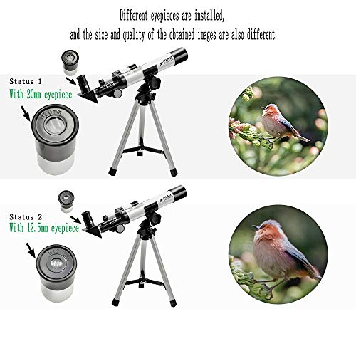 Starboosa Telescope for Kids Beginners 40mm Aperture 400mm Focal Length - Gift for Kids and Beginners