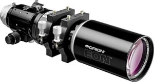 orion 10031 eon 110mm ed f/6.0 apochromatic refractor telescope (black)