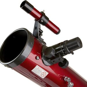 Carson Red Planet 35-78x76mm Newtonian Reflector Telescope (RP-100) , Red