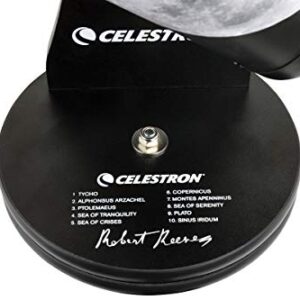 Celestron – 76mm Signature Series FirstScope – Compact and Portable Tabletop Dobsonian Telescope – Ideal Telescope for Beginners – Features Custom Moon Map Wrap – BONUS Astronomy Software Package