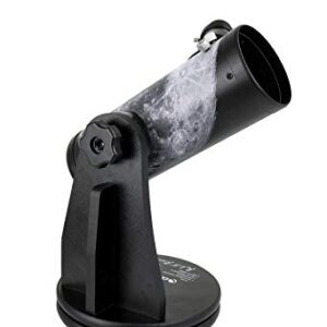 Celestron – 76mm Signature Series FirstScope – Compact and Portable Tabletop Dobsonian Telescope – Ideal Telescope for Beginners – Features Custom Moon Map Wrap – BONUS Astronomy Software Package