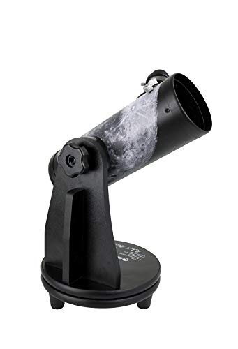 Celestron – 76mm Signature Series FirstScope – Compact and Portable Tabletop Dobsonian Telescope – Ideal Telescope for Beginners – Features Custom Moon Map Wrap – BONUS Astronomy Software Package