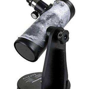 Celestron – 76mm Signature Series FirstScope – Compact and Portable Tabletop Dobsonian Telescope – Ideal Telescope for Beginners – Features Custom Moon Map Wrap – BONUS Astronomy Software Package