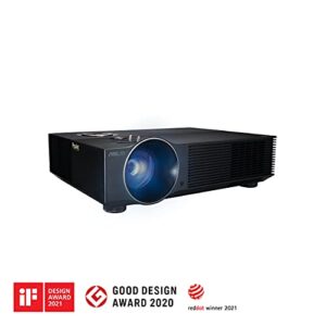 ASUS ProArt A1 LED Professional Projector - Full HD, 3000 Lumens, ∆E < 2, 98% sRGB and Rec. 709, World’s First Calman Verified Projector, 2D Keystone Correction, 1.2X Zoom Ratio, Wireless mirroring