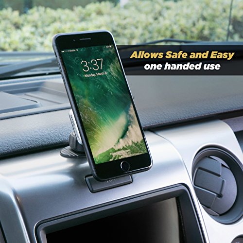 Scosche MPDB MagicMount Pro Magnetic Car Phone Holder Mount - 360 Degree Adjustable Head, Universal with All Devices - Dashboard Mount