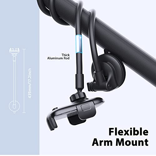 Cell Phone Holder Car [Upgraded 14-Inch Long Arm]Windshield Phone Stand For Car Phone Holder Mount Anti-Shake Stabilizer Automobile Universal Car Mount for iPhone Fit For All iPhone Android Smartphone