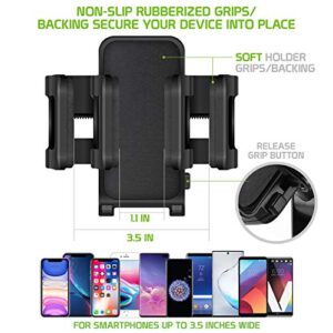 Cellet Car Cup Holder Phone Mount, Phone Holder Mount Cradle Universal Adjustable Compatible for All Smartphones Apple iPhone, Samsung Galaxy Note, LG, Moto Google Pixel