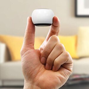 Aluratek BUMP Bluetooth Portable Wireless Indoor & Outdoor Mini Speaker with Built-in Mic (APS02F) White