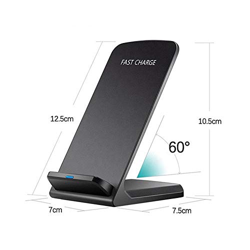 BoxWave Charger Compatible with LG G8 ThinQ (Charger by BoxWave) - Wireless QuickCharge Stand, No Cord; no Problem! Charge Your Phone with Ease! for LG G8 ThinQ - Jet Black