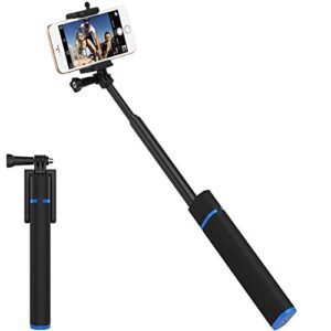 sabrent bluetooth selfie stick with built in 5200mah battery charger (gr-sstk)
