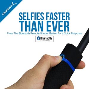 SABRENT Bluetooth Selfie Stick with Built in 5200mAh Battery Charger (GR-SSTK)