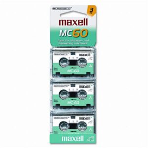 maxell micro cassettes (pack of 3)