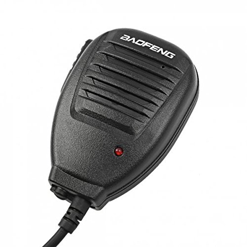 Baofeng BF-S112 Two Way Radio Speaker,Black, Auxiliary