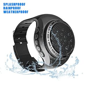 OriDecor Upgraded Wearable Waterproof Wireless Wrist Portable Sports Bluetooth Speaker Watch with Multi Function MP3 Player & FM Radio & Selfie & Ultra Long Standby Time for Running, Hiking, Climbing