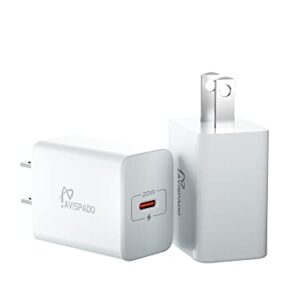 USB C Wall Charger, 20w Power delivery 3.0 Fast Charger, USB C Charger, Fast Charging Block for iPhone 13/13 Mini/13 Pro/13 Pro Max/12, Galaxy, Pixel 4/3, iPad/iPad Mini