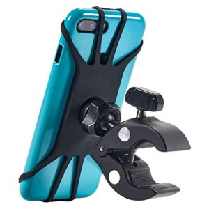 upgraded 2023 bicycle & motorcycle phone mount – the most secure & reliable bike phone holder for iphone, samsung or any smartphone. stress-resistant and highly adjustable. +100 to safeness & comfort