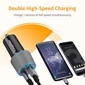 Fast USB C Car Charger,Compatible with Google Pixel 7/7 Pro/6/6a/6 Pro/5a/5/4a/4/4 XL/3 XL/3/3a XL/3a/2, 30W Power Delivery & Quick Charge 3.0 Car Adapter (Fast Charging Type C Cable 3.3Ft Included)